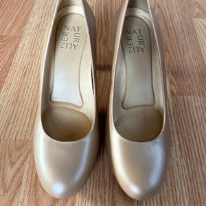 Worn Once - Comfy Leather Nude Color Pumps